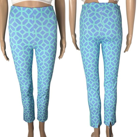 Gretchen Scott GripeLess Pull On Stretch Geometric Pants - Picture 11 of 11